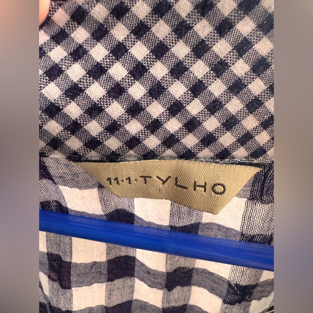 ANTHROPOLOGIE Gingham Short Sleeve Dress - Picture 9 of 12